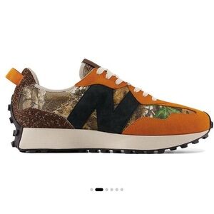 NWT NEW BALANCE Men's Orange Realtree X Atmos X 327 'Camo' SZ 9